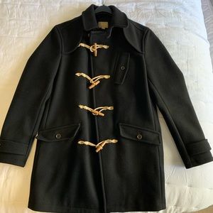 Men’s Tall M Black Banana Republic Pea Coat